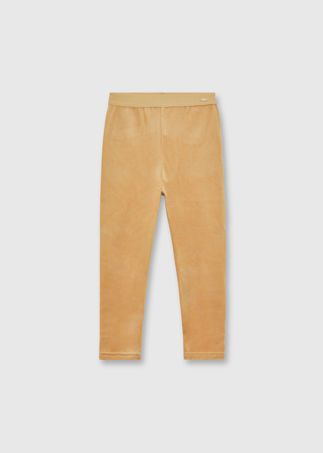Legginsy aksamitne dla dziewczynki Mayoral 712 – kolor toffee – 92-140 cm