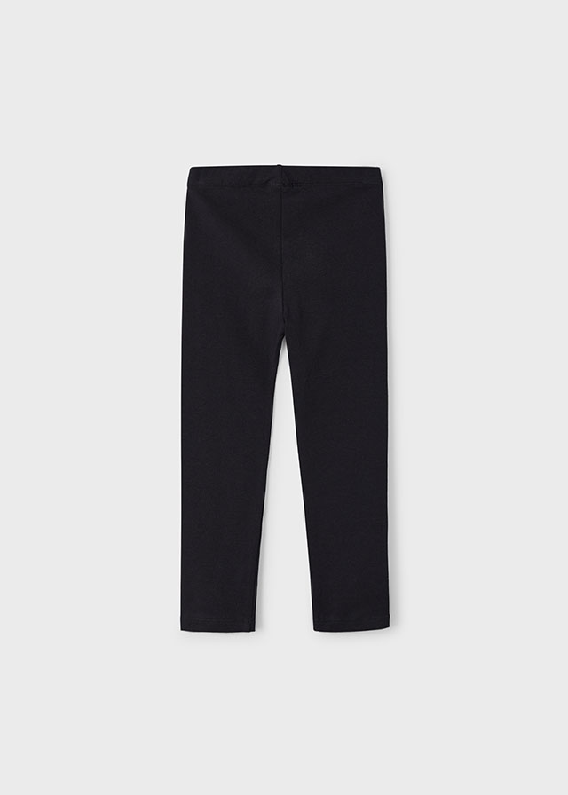 Leginsy dzianina elastan dla dziewczynki Mayoral 717 – kolor czarny – 92-140 cm