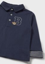 Koszulka polo długi rękaw dla chłopca Mayoral 2101 kolor granatowy = 68-104 cm