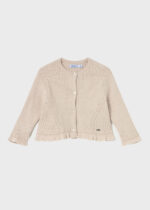 Sweter dla dziewczynki Mayoral 2358 - kolor tapioka - 68-104 cm