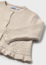 Sweter dla dziewczynki Mayoral 2358 - kolor tapioka - 68-104 cm