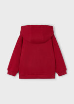 Bluza z kapturem dla chłopca Mayoral 4407 - kolor czerwony - 92-140 cm