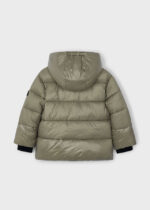 Kurtka zimowa z połyskiem unisex Mayoral 4416 - kolor tahini - 92-140 cm