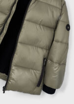 Kurtka zimowa z połyskiem unisex Mayoral 4416 - kolor tahini - 92-140 cm