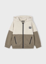 Bluza z kapturem dla chłopca Mayoral 4426 - kolor tahini - 92-140 cm