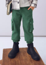Spodnie cargo unisex Mayoral 4567 - kolor zielony -92-140 cm