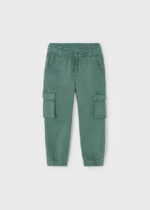 Spodnie cargo unisex Mayoral 4567 - kolor zielony -92-140 cm