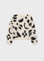Bluza dla dziewczynki Mayoral 7426 - kolor macchiato - 128-167 cm