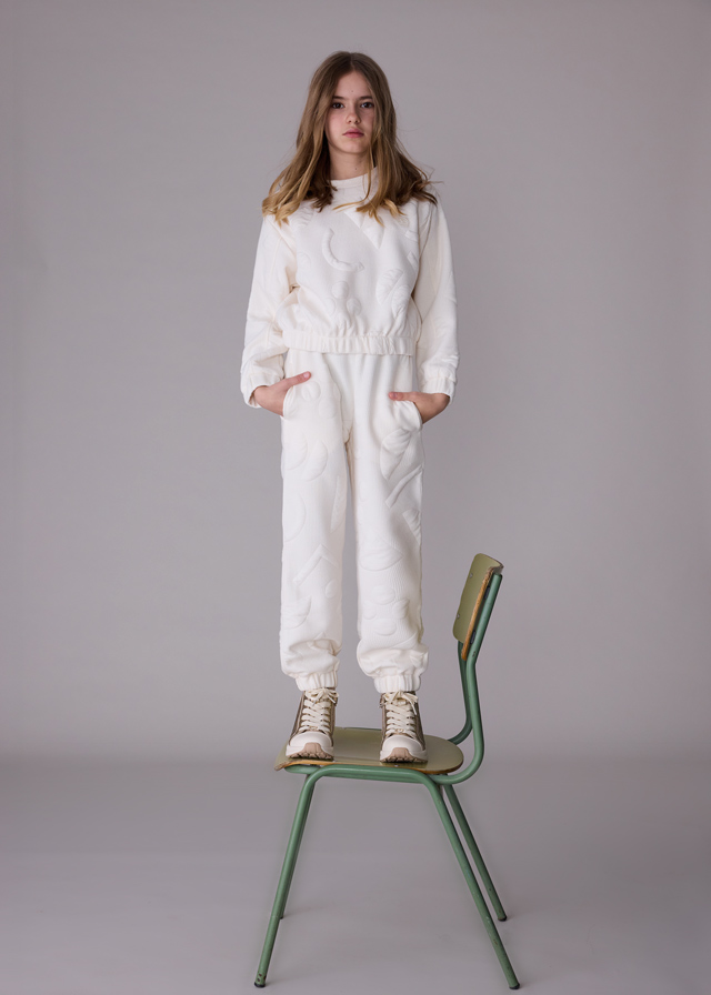 Dres dla dziewczynki Mayoral 7852 - kolor macchiato- 128-167 cm