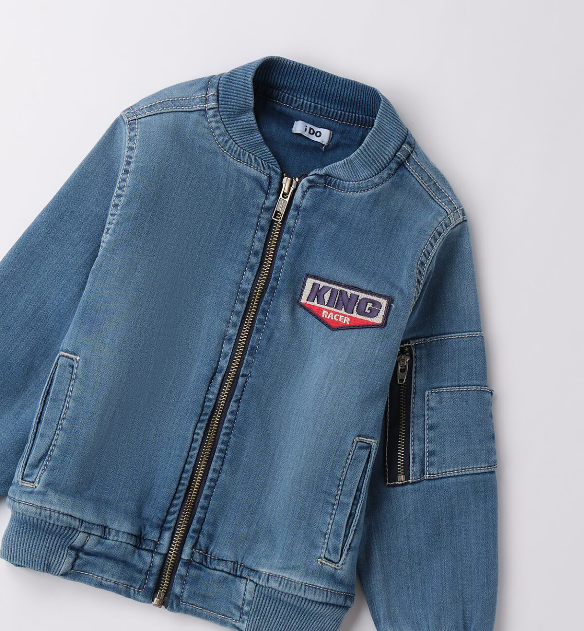 Bluza jeans dla chłopca iDO4B237 kolor jasny