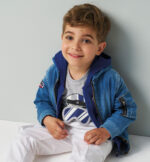 Bluza jeans dla chłopca iDO4B237 kolor jasny
