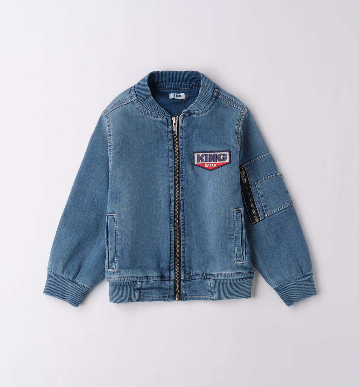 Bluza jeans dla chłopca iDO4B237 kolor jasny