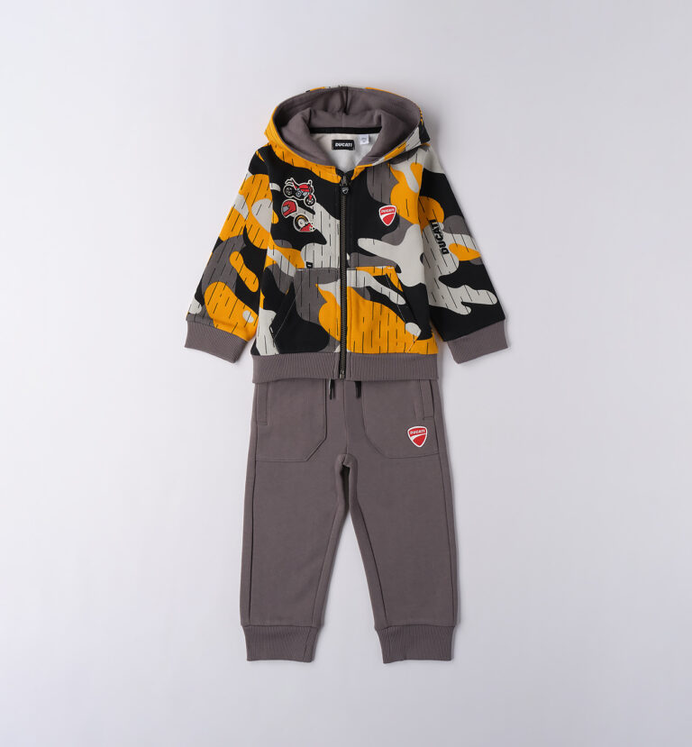 Dres 2 cz. dla chłopca Ducati G.F604- wielokolorowy nadruk - 110-122 cm