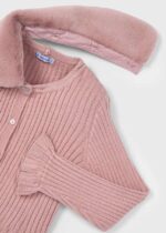 Sweter rozpinany dla dziewczynki Mayoral 4311 - kolor make-up - 92-140 cm