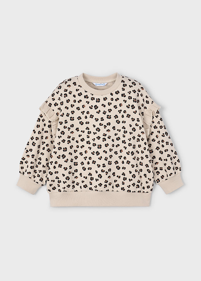 Bluza dla dziewczynki Mayoral 4433 – kolor piaskowy – kolekcja Mini – 92–140 cm