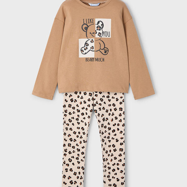 Bluza dla dziewczynki Mayoral 4433 – kolor piaskowy – kolekcja Mini – 92–140 cm