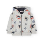 Rozpinana bluza dla chłopca Boboli 312107 – nadruk – 92–140 cm