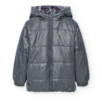 Parka dwustronna dla chłopca Boboli 512200 – moro – 104–152 cm