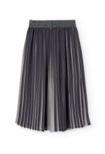 Długa plisowana spódnica dla dziewczynki Boboli 722056 –szara- 104–140 cm