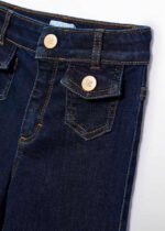 Spodnie jeans dla dziewczynki Mayoral Abel&Lula 5722 – ciemny – 110-140 cm