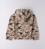 Bluza z kapturem dla dziewczynki iDO 4.F501- kolor brązowo-beżowy - 128-164 cm