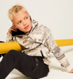 Bluza dla chłopca Ducati G.F621- kremowo-czarna - 128-170 cm