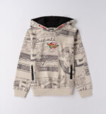 Bluza dla chłopca Ducati G.F621- kremowo-czarna - 128-170 cm