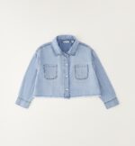 Krótka koszula jeansowa dziewczęca Sarabanda - 0G310