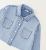 Krótka koszula jeansowa dziewczęca Sarabanda - 0G310