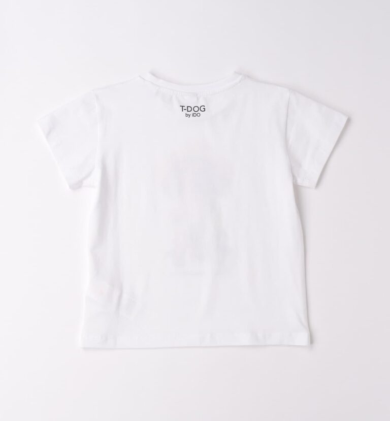 Biała koszulka z pieskiem w kapeluszu iDO - 4G831.G3