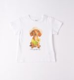 Biała koszulka z pieskiem w kapeluszu iDO - 4G831.G3