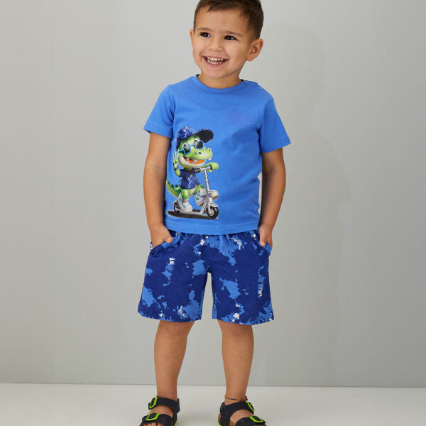 Jeansowe szorty z przetarciami iDO - 4G737