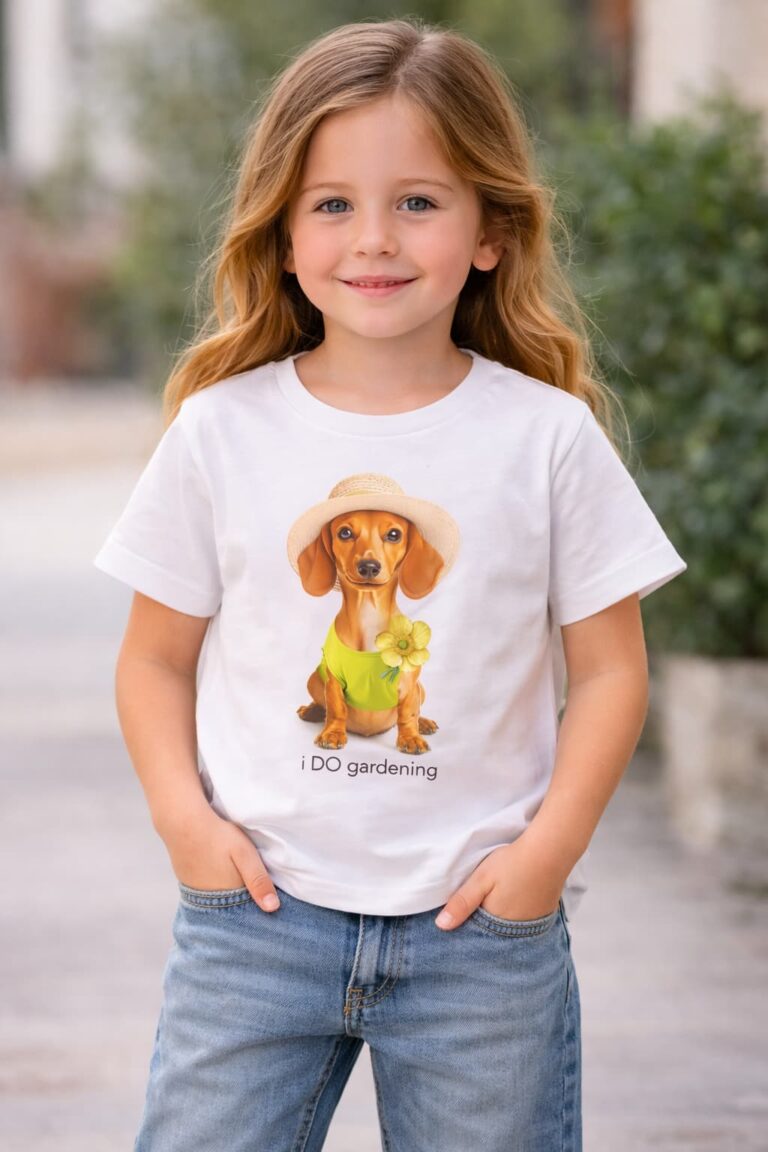 Biała koszulka z pieskiem w kapeluszu iDO - 4G831.G3