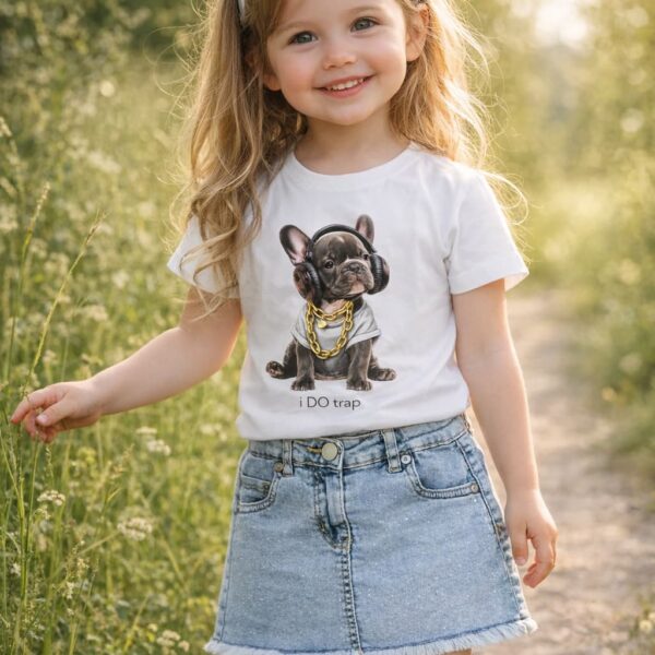 Biała koszulka z pieskiem w kapeluszu iDO - 4G831.G3