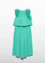 Plisowany komplet ze spodniami aqua Abel & Lula - 5285