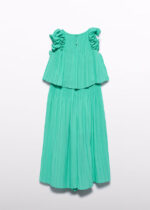 Plisowany komplet ze spodniami aqua Abel & Lula - 5285