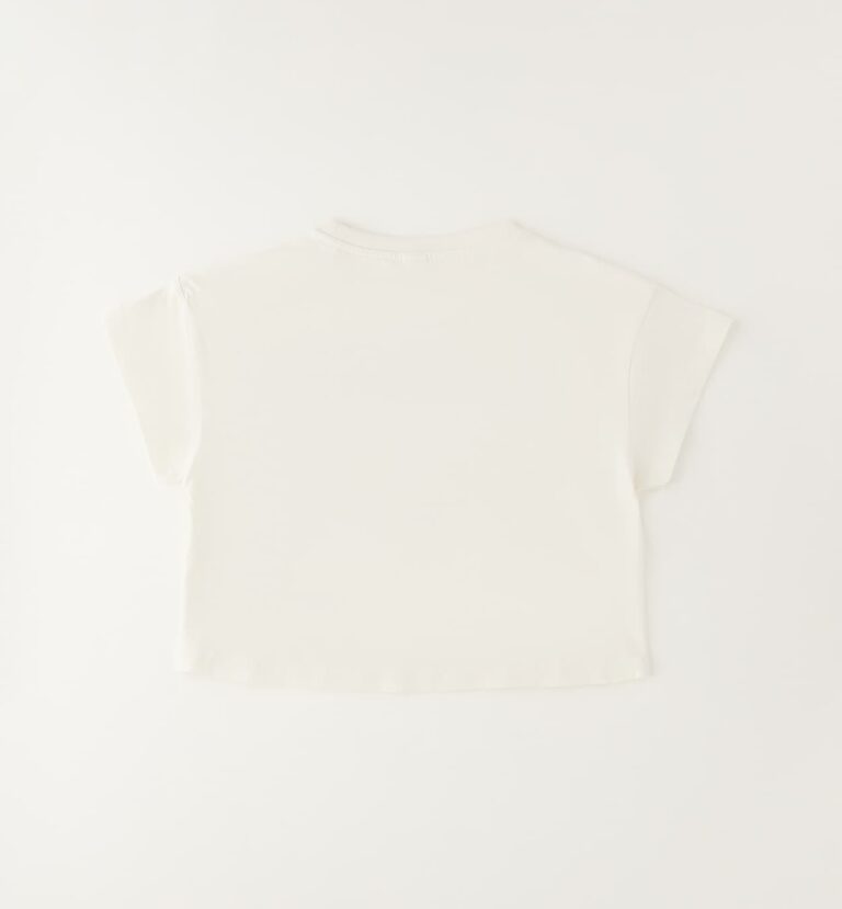 Krótka koszulka dziewczęca crop top iDO - 4G833