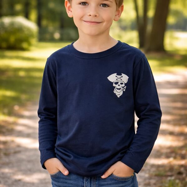 Niebiesko-czerwona koszulka chłopięca z długim rękawem Entlik