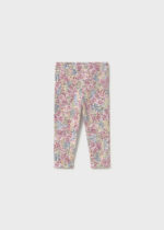 Legginsy dziewczęce w kwiaty Mayoral malwa - 2778