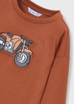 Koszulka z długim rękawem chłopięca Mayoral ceramiczna z motocyklem - 4009