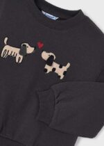 Bluza dziewczęca z aplikacją Mayoral Puppy – 4407